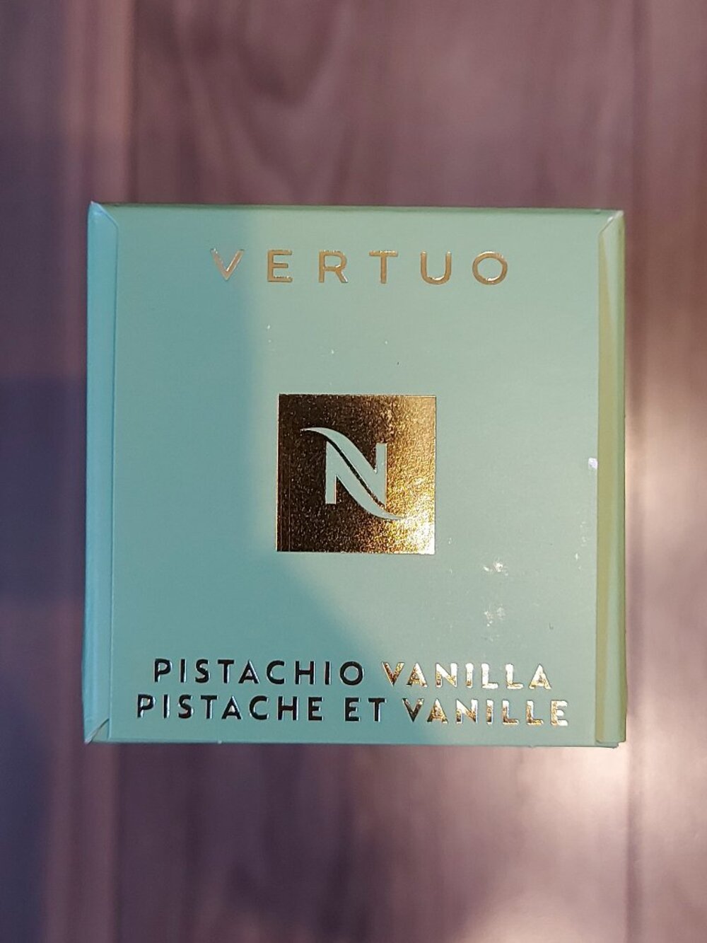Nespresso Pistachio Vanilla Flavor Over Ice